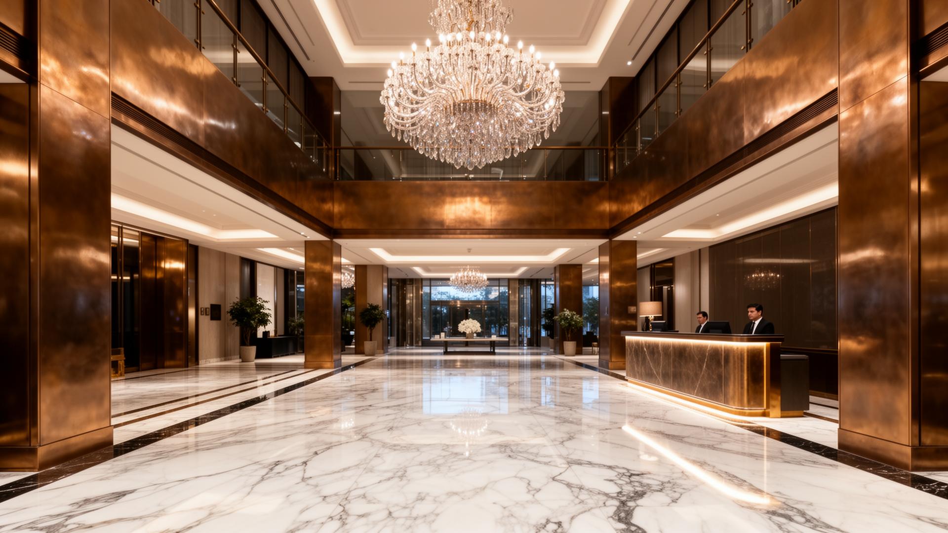 BE Realty signature lobby
